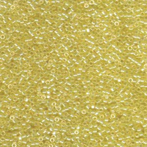 Miyuki 11/0 Delica Bead - DB1471 - Translucent Pale Yellow Luster