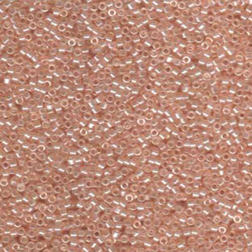 Miyuki 11/0 Delica Bead - DB1479 - Translucent Pale Pale Peach Luster