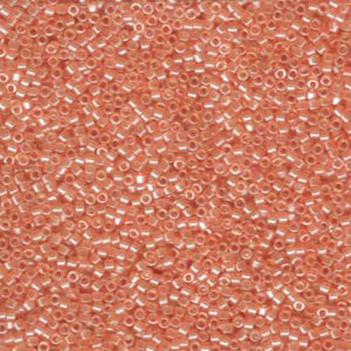 Miyuki 11/0 Delica Bead - DB1480 - Translucent Pale Peach Luster