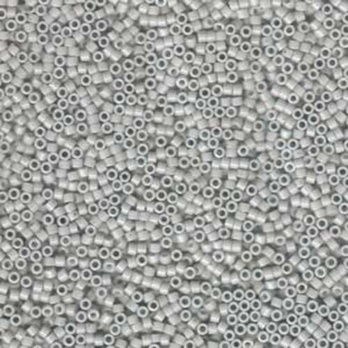 Miyuki 11/0 Delica Bead - DB1498 - Opaque Light Smoke