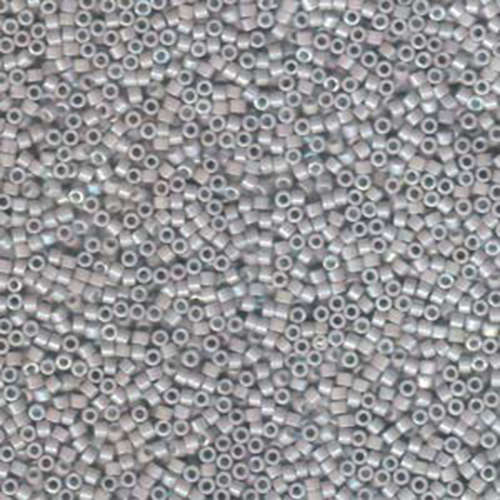 Miyuki 11/0 Delica Bead - DB1508 - Opaque Light Smoke AB