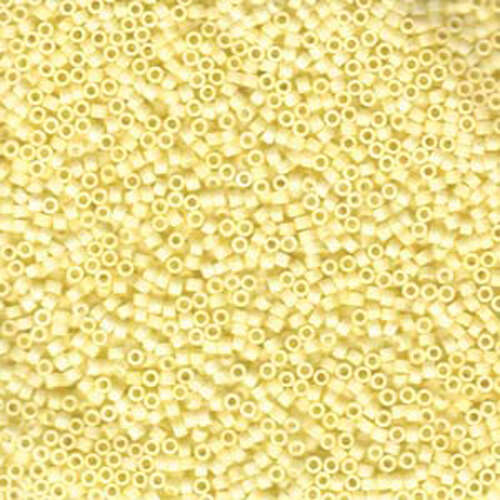 Miyuki 11/0 Delica Bead - DB1511 - Matte Opaque Pale Yellow