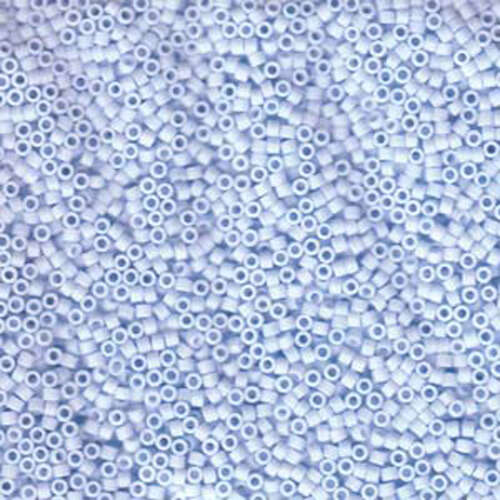 Miyuki 11/0 Delica Bead - DB1517-1 - Matte Opaque Light Sky Blue - Lead Free