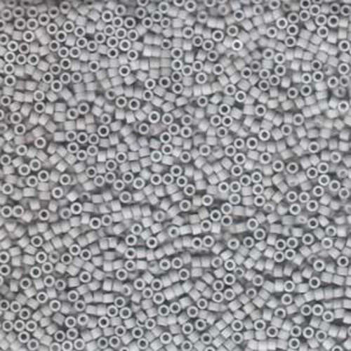 Miyuki 11/0 Delica Bead - DB1518 - Matte Opaque Light Smoke