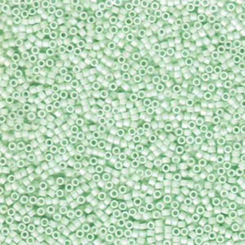 Miyuki 11/0 Delica Bead - DB1526 - Matte Opaque Light Mint AB