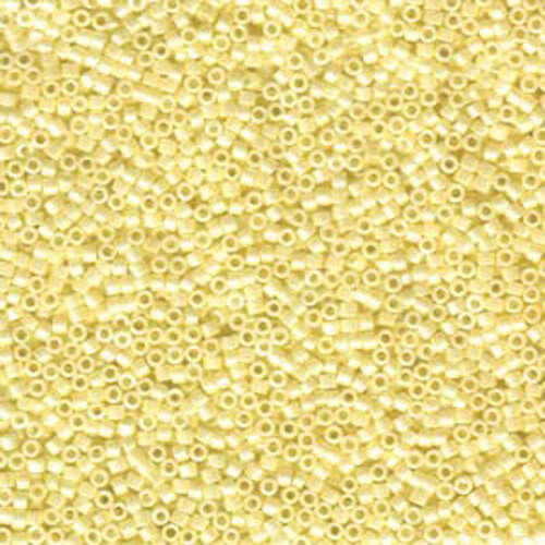 Miyuki 11/0 Delica Bead - DB1531 - Opaque Pale Yellow Ceylon