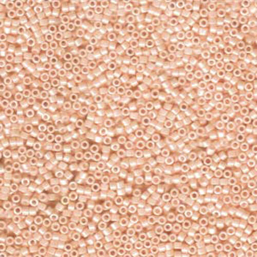 Miyuki 11/0 Delica Bead - DB1532 - Opaque Light Peach Ceylon