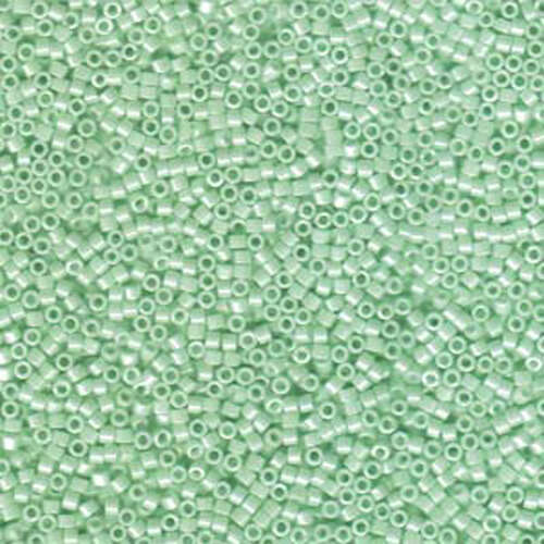 Miyuki 11/0 Delica Bead - DB1536-1 - Opaque Light Mint Ceylon - Lead Free