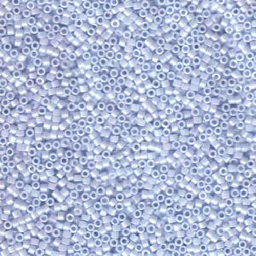 Miyuki 11/0 Delica Bead - DB1537 - Opaque Light Sky Blue Ceylon
