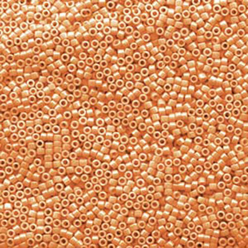 Miyuki 11/0 Delica Bead - DB1563 - Opaque Mandarin Luster