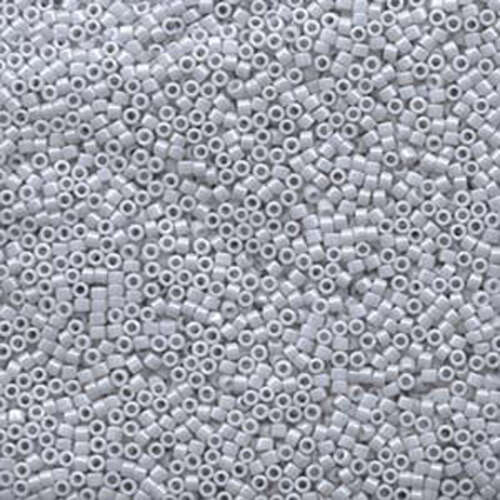 Miyuki 11/0 Delica Bead - DB1570 - Opaque Ghost Grey Luster