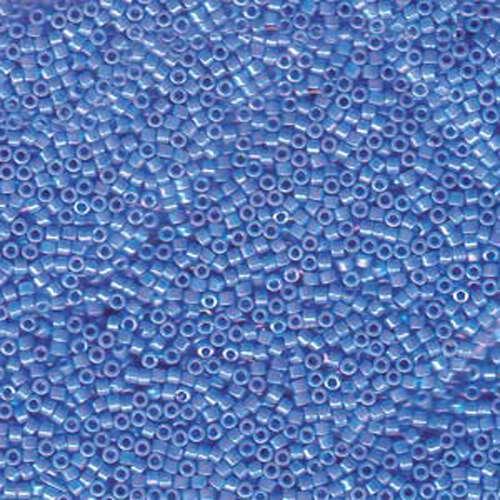 Miyuki 11/0 Delica Bead - DB1578 - Opaque Cyan Blue AB
