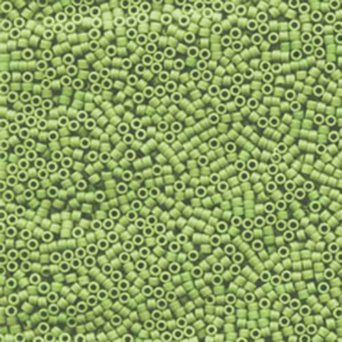 Miyuki 11/0 Delica Bead - DB1585 - Matte Opaque Avocado