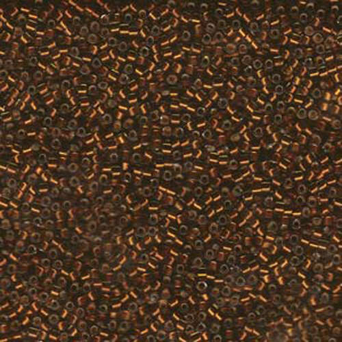 Miyuki 11/0 Delica Bead - DB1682 - Silver Lined Glazed Dark Honey