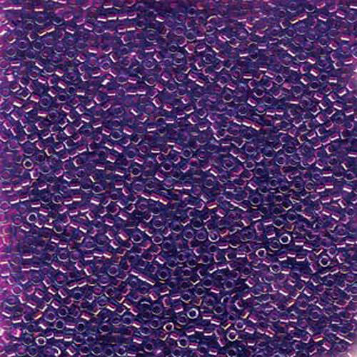 Miyuki 11/0 Delica Bead - DB1755 - Sparkling Fuchsia Lined Aqua AB