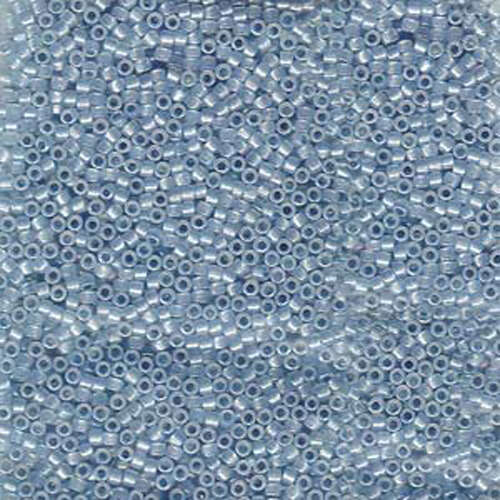 Miyuki 11/0 Delica Bead - DB1761 - Sparkling Sky Blue Lined Opal AB