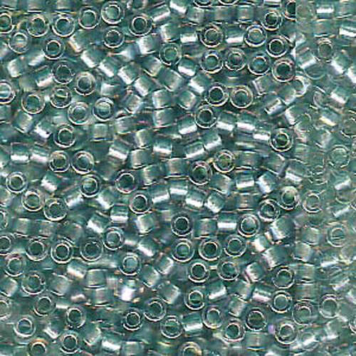 Miyuki 11/0 Delica Bead - DB1767 - Sparkling Aqua Green Lined Crystal AB