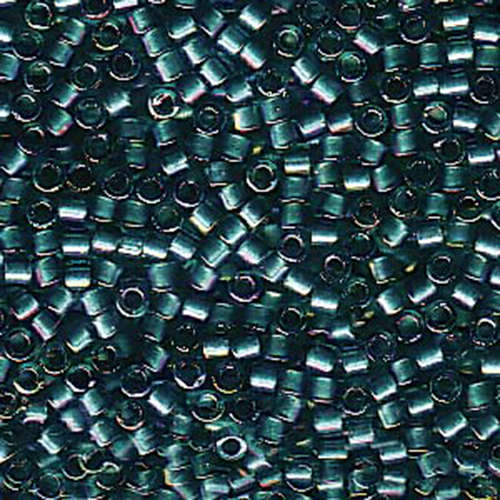 Miyuki 11/0 Delica Bead - DB1769 - Sparkling Aqua Green Lined Teal AB