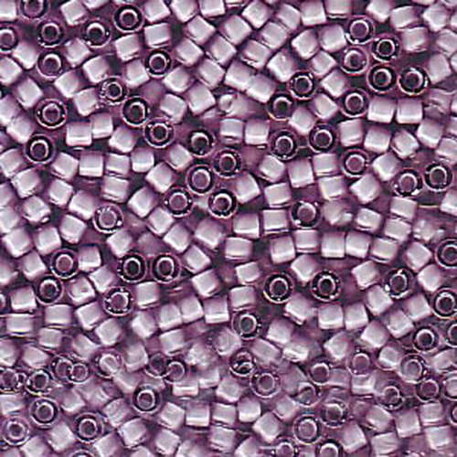 Miyuki 11/0 Delica Bead - DB1789 - White Lined Amethyst AB