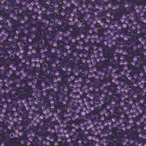 Miyuki 11/0 Delica Bead - DB1810 - Dyed Purple Silk Satin
