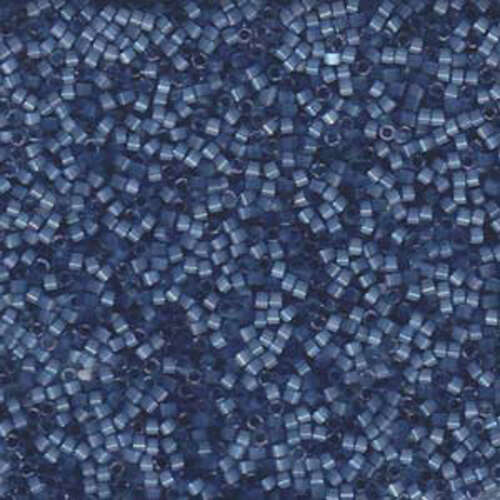 Miyuki 11/0 Delica Bead - DB1811 - Dyed Dusk Blue Silk Satin