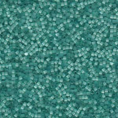 Miyuki 11/0 Delica Bead - DB1812 - Dyed Lt Aqua Green Silk Satin