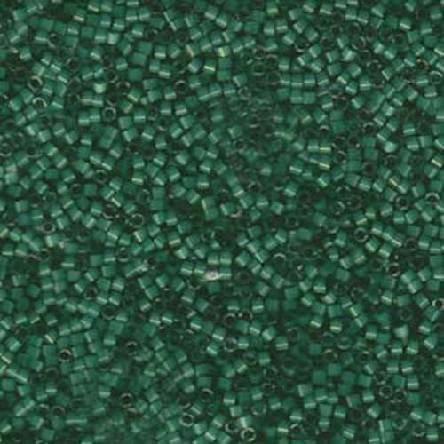 Miyuki 11/0 Delica Bead - DB1814 - Dyed Emerald Silk Satin