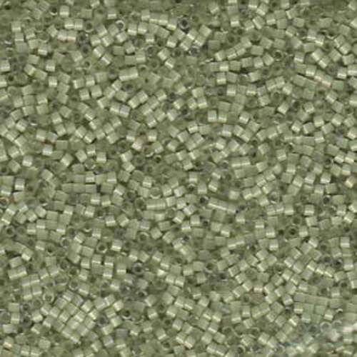 Miyuki 11/0 Delica Bead - DB1815 - Dyed Pale Lime Silk Satin