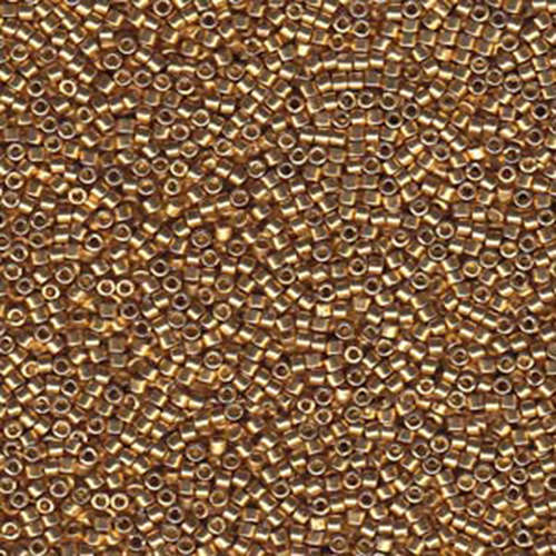 Miyuki 11/0 Delica Bead - DB1832 - Duracoat Galvanized Gold