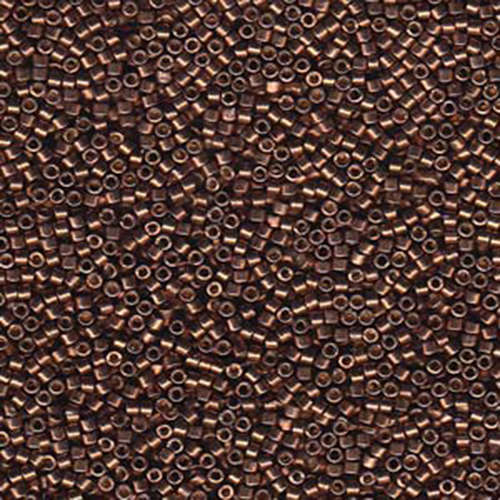 Miyuki 11/0 Delica Bead - DB1843 - Duracoat Galvanized Dark Mauve