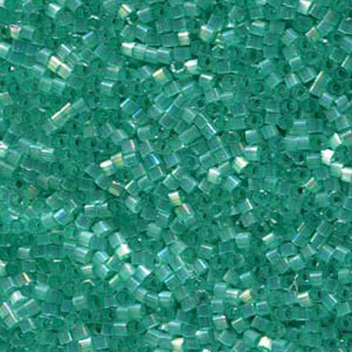 Miyuki 11/0 Delica Bead - DB1869 - Silk Inside Dyed Aqua Green AB