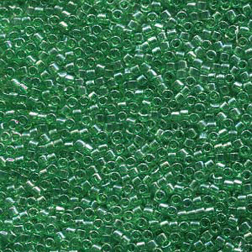 Miyuki 11/0 Delica Bead - DB1889 - Transparent Green Luster