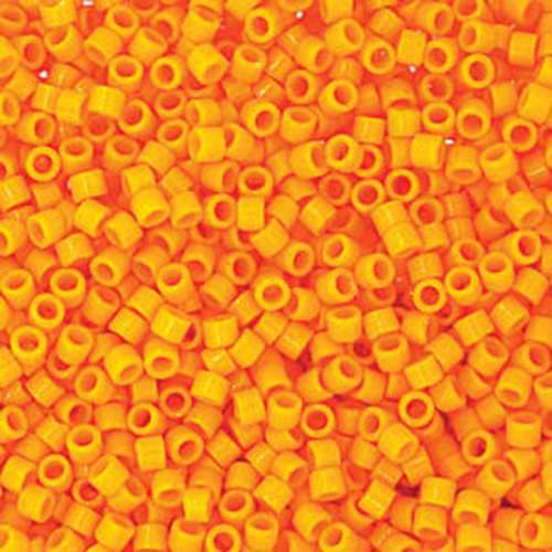 Miyuki 11/0 Delica Bead - DB2104 - Duracoat Opaque Kumquat