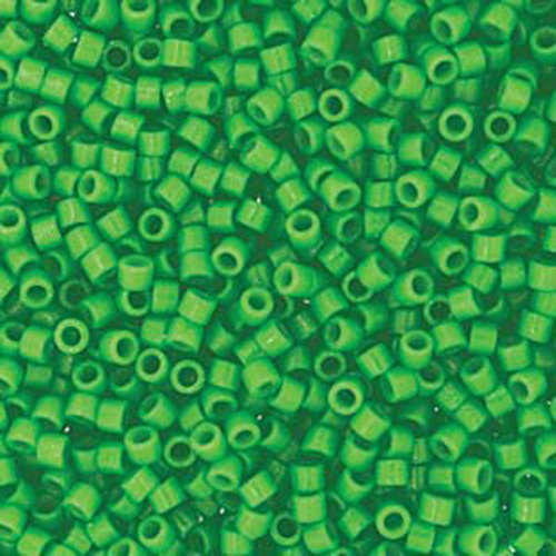 Miyuki 11/0 Delica Bead - DB2126 - Duracoat Opaque Fiji Green