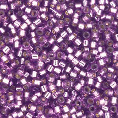 Miyuki 11/0 Delica Bead - DB2169 - Duracoat Silver Lined Lilac