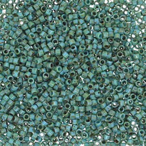 Miyuki 11/0 Delica Bead - DB2264 - Picasso Seafoam Green Matte
