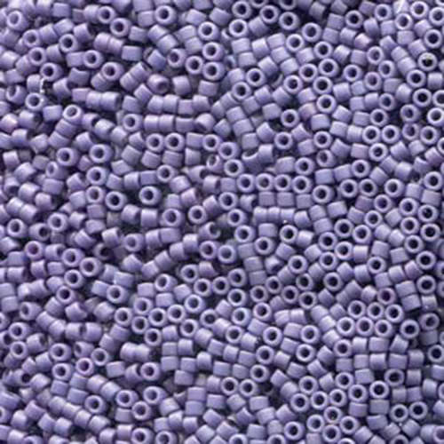 Miyuki 11/0 Delica Bead - DB2293 - Frosted Glazed Opaque Purple