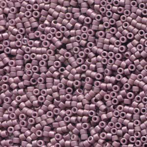 Miyuki 11/0 Delica Bead - DB2295 - Frosted Glazed Opaque Plum