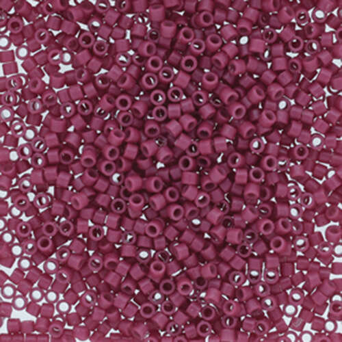 Miyuki 11/0 Delica Bead - DB2353 - Duracoat Opaque Raspberry