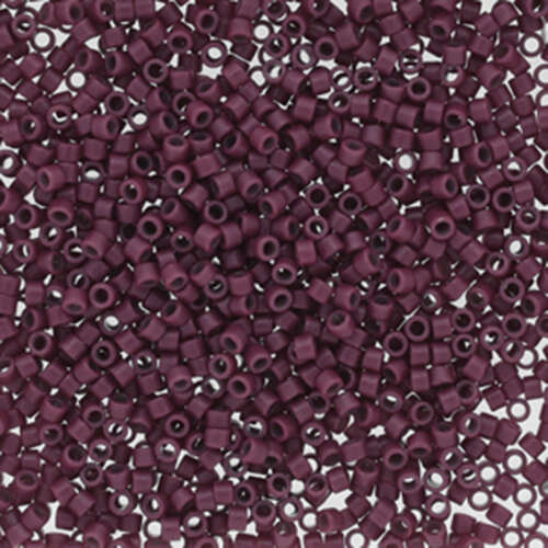 Miyuki 11/0 Delica Bead - DB2355 - Duracoat Opaque Grape Purple