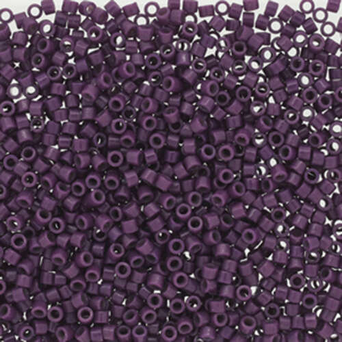 Miyuki 11/0 Delica Bead - DB2360 - Duracoat Opaque Dark Purple
