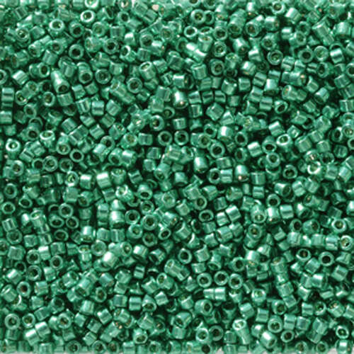 Miyuki 11/0 Delica Bead - DB2506 - Duracoat Galvanized Dark Aqua Green