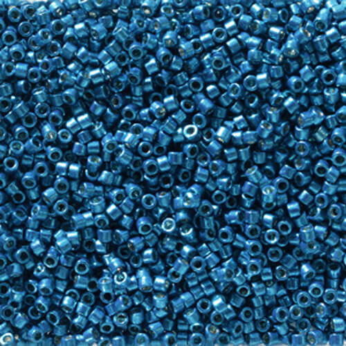 Miyuki 11/0 Delica Bead - DB2514 - Duracoat Galvanized Dark Capri Blue