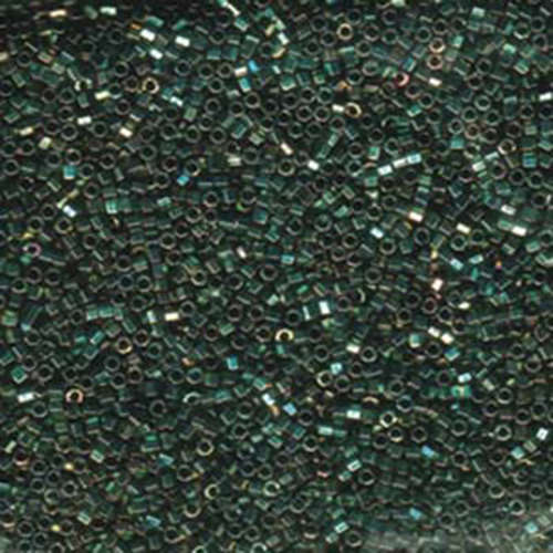 Miyuki 11/0 Delica Hex Cut Bead - DBC0024 - Metallic Green