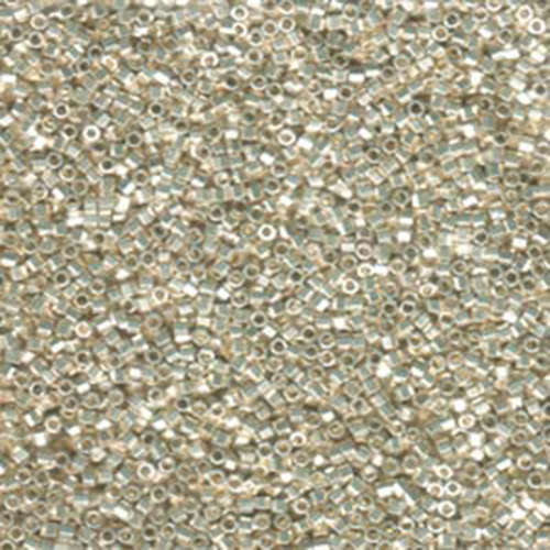 Miyuki 11/0 Delica Hex Cut Bead - DBC0035 - Galvanized Silver