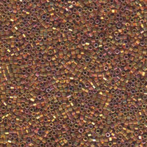 Miyuki 11/0 Delica Hex Cut Bead - DBC0501 - 24Kt Gold Iris