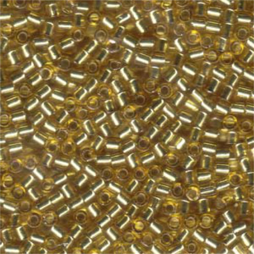 Miyuki 8/0 Delica Bead - DBL-0042 - Silver Lined Gold