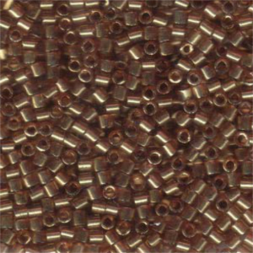 Miyuki 8/0 Delica Bead - DBL-0115 - Transparent Metallic Gold Luster