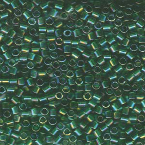 Miyuki 8/0 Delica Bead - DBL-0152 - Transparent Green AB