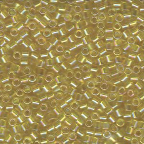 Miyuki 8/0 Delica Bead - DBL-0171 - Transparent Yellow AB